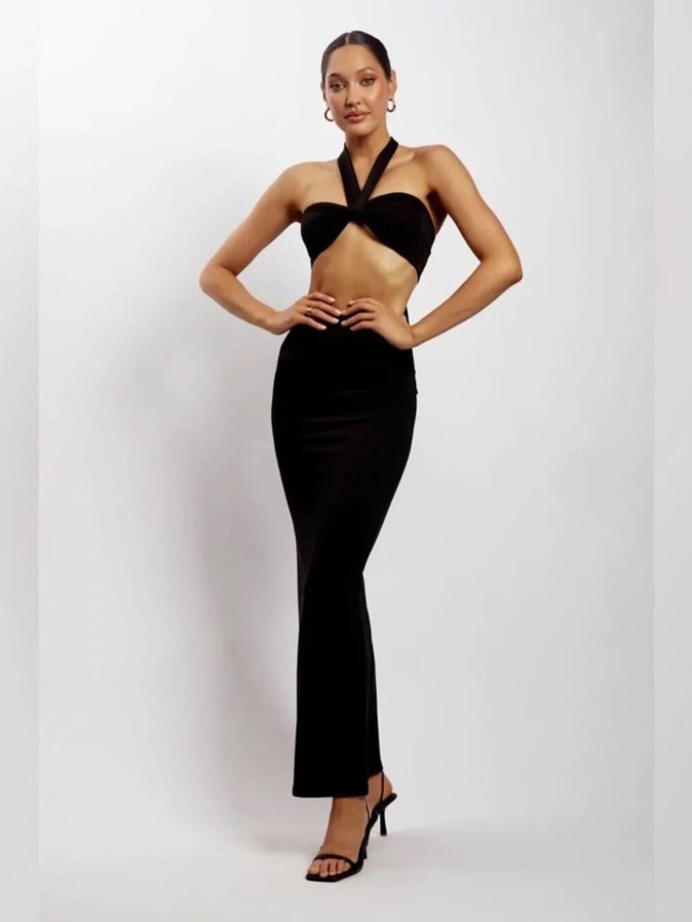 Lea Multi Way Crop Top - Black